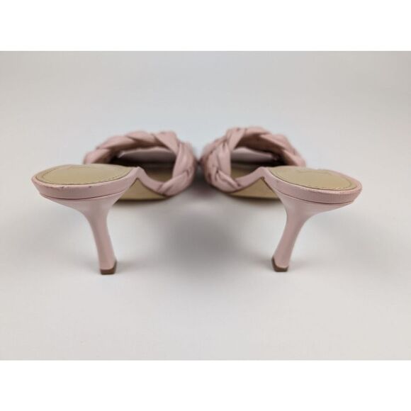 Marc Fisher LTD. Caleno Slip On Kitten Heel Sandals Women's 8M Light Pink Solid - Picture 3 of 11